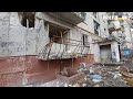 Северодонецк после обстрелов: воронки во дворах и разрушенные жилые кварталы