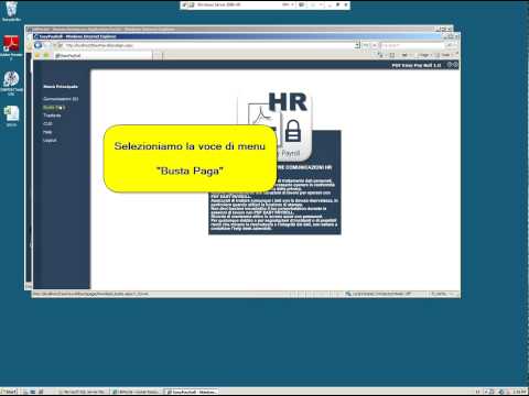 HR PORTAL : Interfaccia per il dipendente del portale web