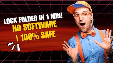 🔐 Lock Folder with Password | No Software | Windows 10/11 (100% Working)