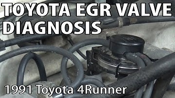DIY Toyota EGR Valve Diagnostics - Back Pressure Modulated