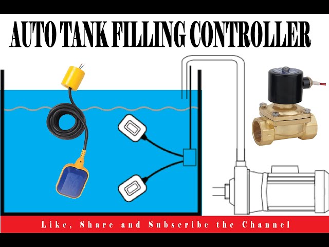 Automatic Homemade Water Tank Filling Control using float switch 