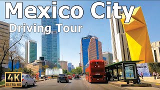 Mexico City - 4K Driving Tour in 2023 - Ciudad de México