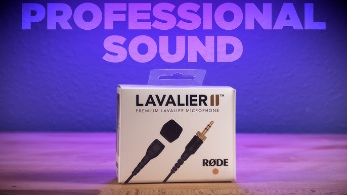 Rode Lavalier II - Micrófono Lavalier para Wireless GO II - Avacab