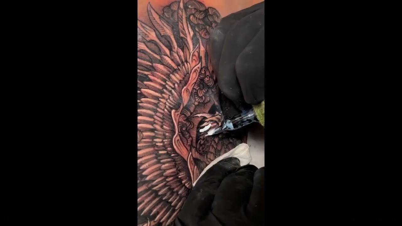 MINOKAWA AND PROMETUS FULL SLEEVE TATTOO YouTube