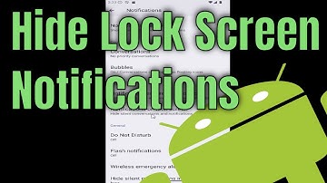 Hide Lock Screen Notifications Android [2025]