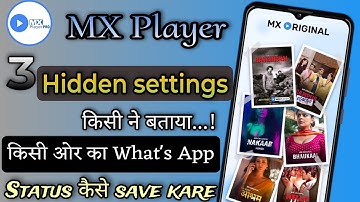 Mx Player Secret Settings In Hindi // Mx Player Tips And Tricks