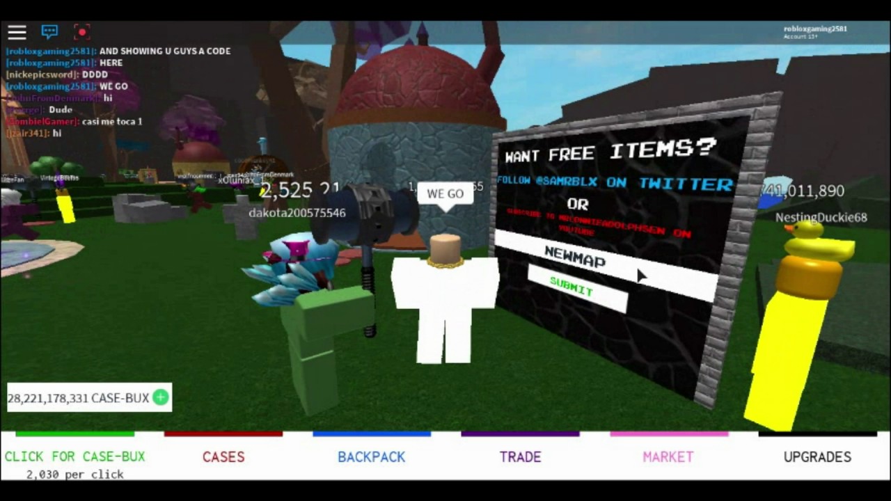 Roblox Case Clicker New Codes 25 June 2017 Youtube - case clicker roblox item values