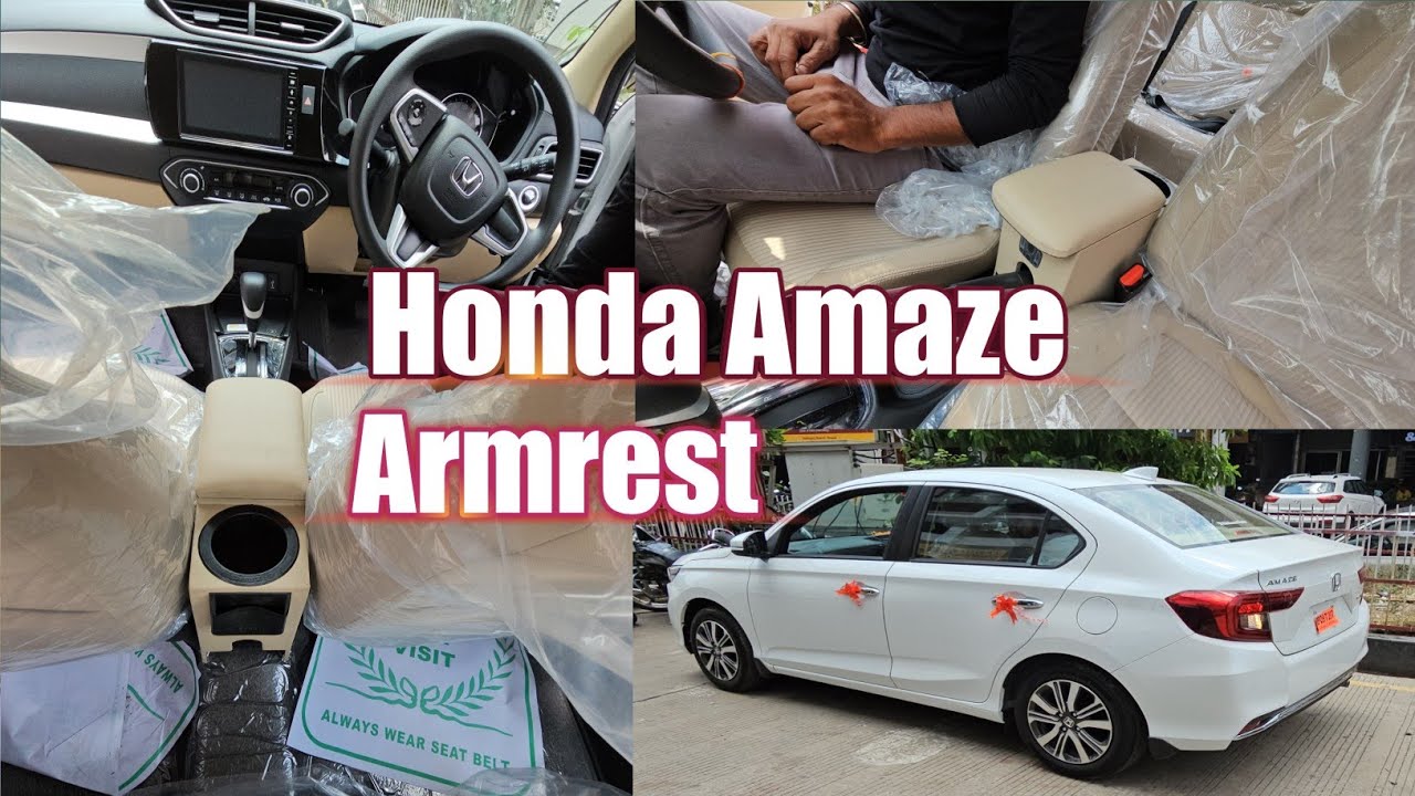 2023 Honda Amaze Automatic Wooden Armrest Installation