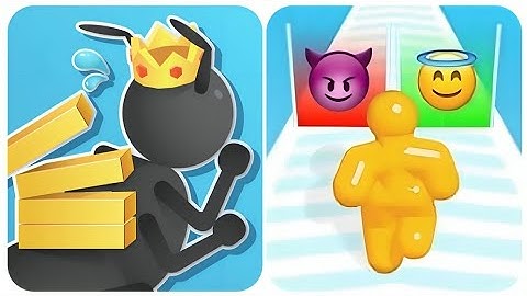 Tall man run Vs Tiny Run 3D  Max Level Gameplay Walkthrough Android, IOS