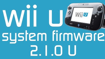 Installing Nintendo Wii U System Firmware 2.1.0U update