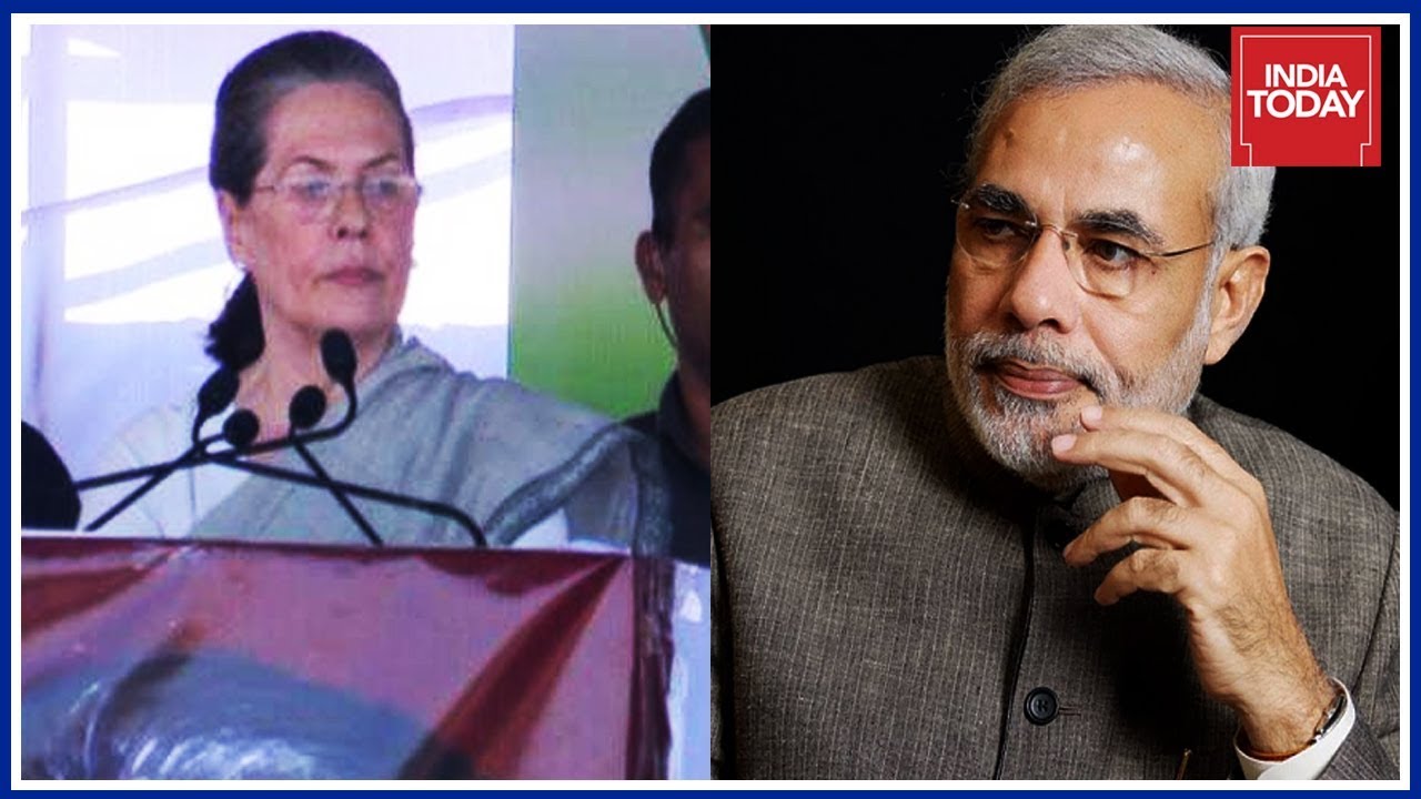 Modi's Speeches Won't Solve India's Problems : Sonia Gandhi Targets PM In Karnataka