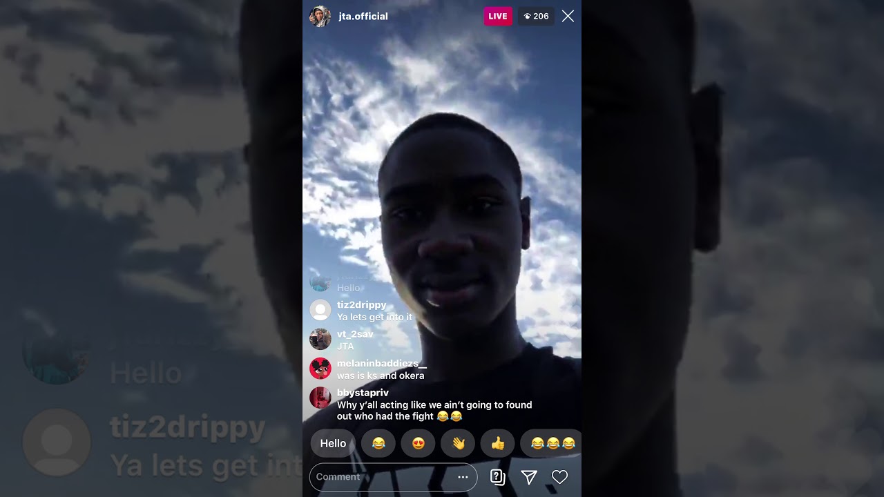 JTA and DeeDee flirting on Instagram live👀