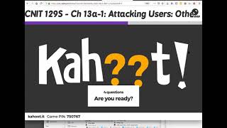 Ch 13: Attacking Users: Other Techniques (Part 1)
