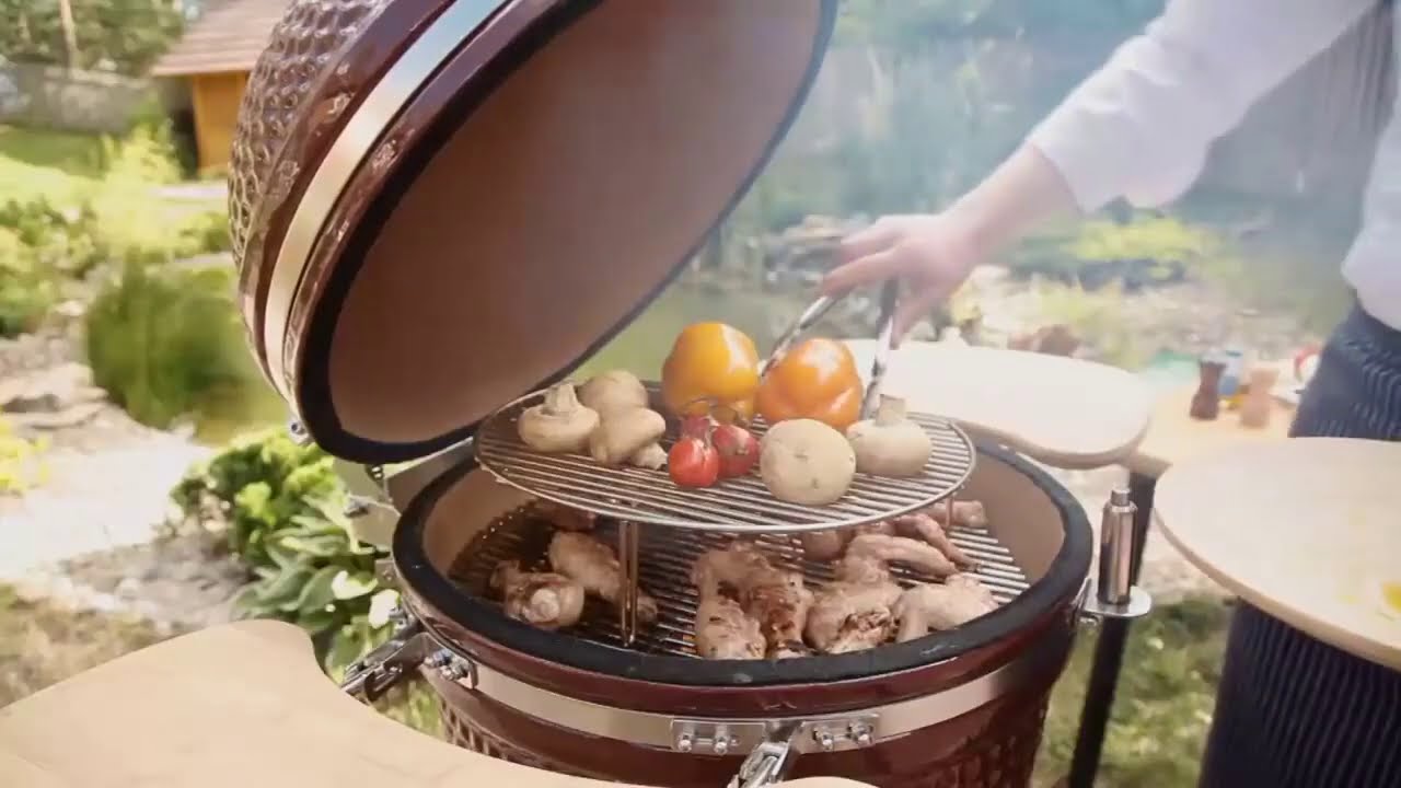 kamado grill video YouTube