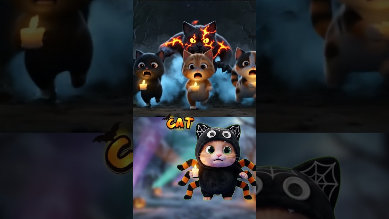 A B C D Аллигатор Медведь Кошка Дельфин Хэллоуинская погоня за привидениями – Держитесь вместе, н...