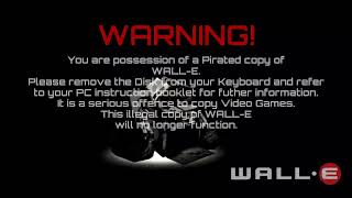 Wall-E Pc Anti Piracy Screen