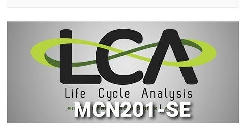 Sustainable engineering | module 3 | #lifecycleanalysis (LCA)