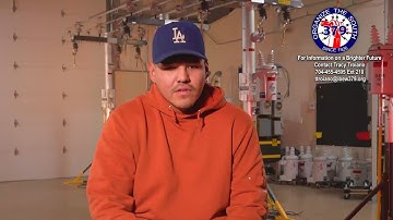 Meet Andrew, our talented 2nd year lineman apprentice!