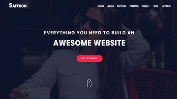 Saffron - Multi-Purpose HTML Template | Bootstrap template