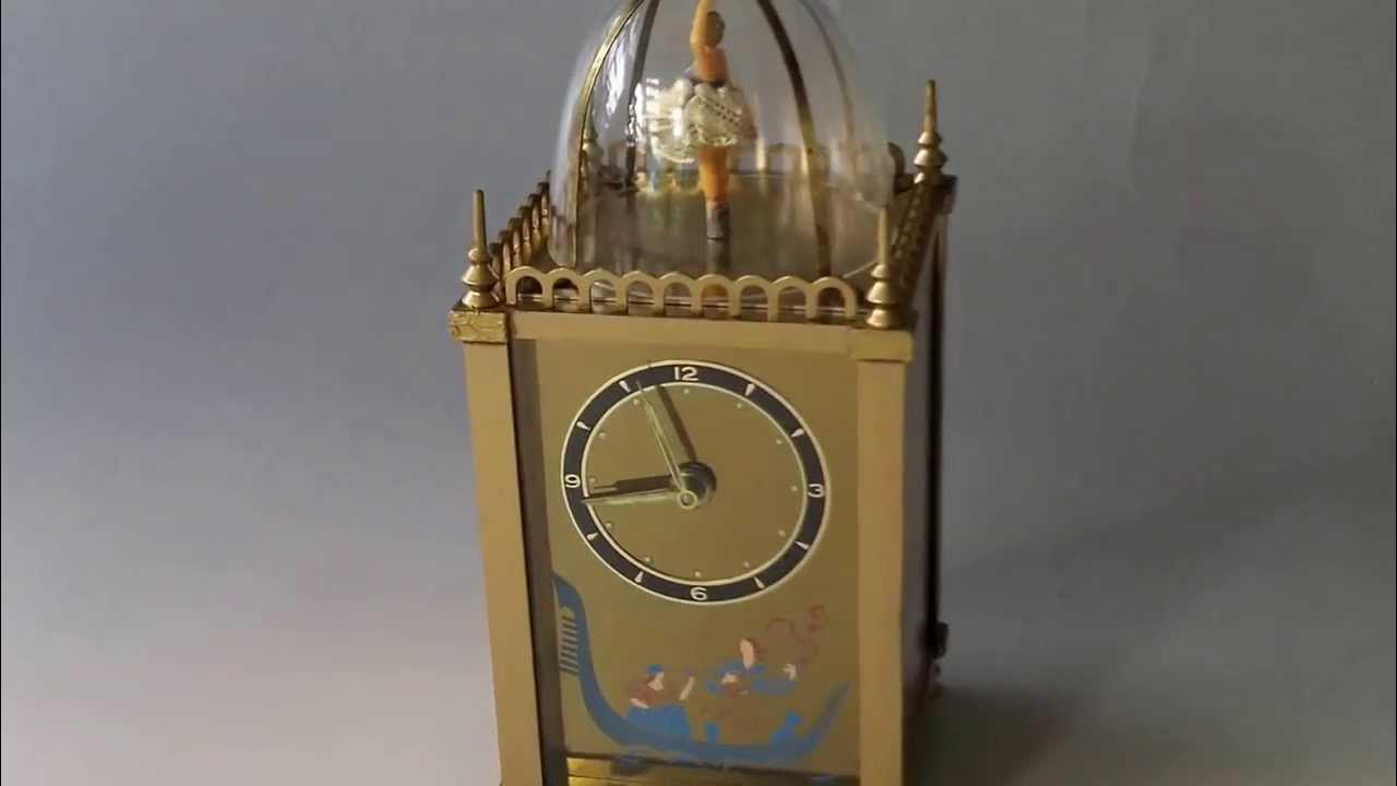 VINTAGE DANCING BALLERINA MUSIC ALARM CLOCK YouTube