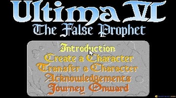 Ultima 6 gameplay (PC Game, 1990)