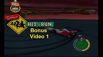 The Simpsons Hit & Run Bonus Video 1 ~ I Completely Break the game With my Favorite Cheats.