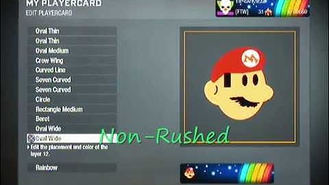 Black Ops - How to make the Mario and Luigi Emblem