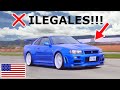 6 Autos Prohibidos En Los Estados Unidos ¡Imposible!