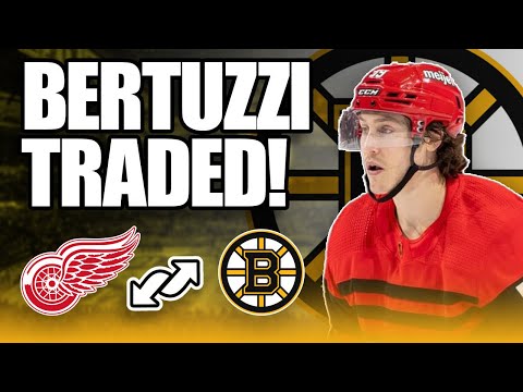 Red Wings trade Bertuzzi to Bruins for draft picks