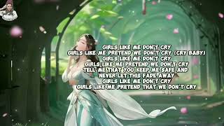 Girls Like Me Don't Cry - Thuy (lyrics animation)