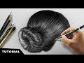 How I Draw Realistic Hair | Tutorial for BEGINNERS.