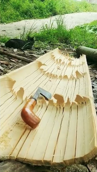 Bikin Lantai Bambu Dalam 20 Saat #shorts #shortvideo #shortsvideo  #wood #bamboo #diy #woodwork