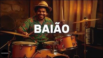 Baião │ Drum Tutorial │ Sheet Music + Play-Along │ 120→40 BPM (Multi-Tempo)