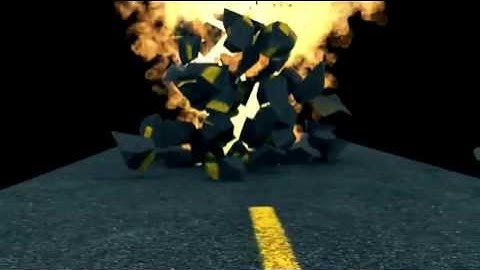 small meteor crash simulation test - 3ds max & After Effect