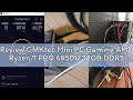 Review GMKtec Mini PC Gaming AMD Ryzen 7 PRO 6850U 32GB DDR5 1TB PCle SSD Intel I226V Dual NIC LAN 2