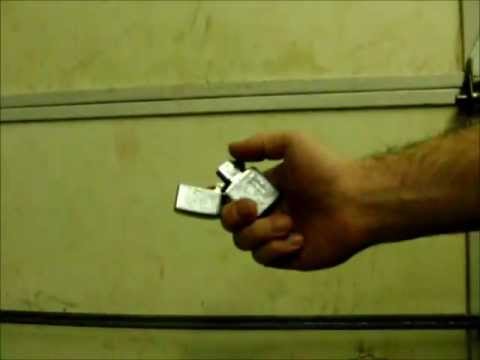 Zippo Tricks Slow Motion Lighter Sparks 210fps Casio fc100 Fire Burn Flame Police