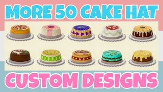 More 50 Cake Hat Custom Designs In Animal Crossing New Horizons (Design ID Codes)