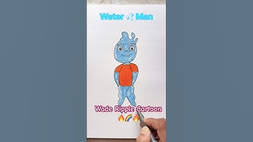 Wade Ripple Cartoon😳🌈For Kids #kids #cartoon #drawingideas #kidsvideos#waderipple #shorts