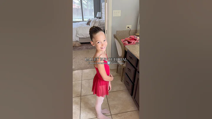 BALLET BUN TUTORIAL FROM FORMER BALLERINA➡️DANCE MOM #balletdancer #ballettips #dancemoms thumbnail