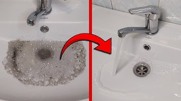 How to Unclog a Bathroom or a Kitchen Sink. Easy to Fix a Clogged Sink Drain
