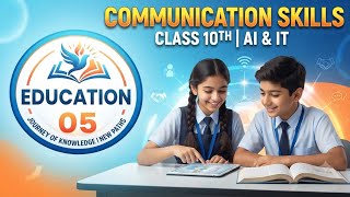 Communication skills Class 10 AI/IT [2026-2027] Animinated Full Chapter Explanation  Update