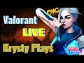 🔴GAMER GIRL LIVE | RANK PUSH 😊WITH FUN | VALORANT | #Krystyplays #gta5 #funny #valorant #gamergirl