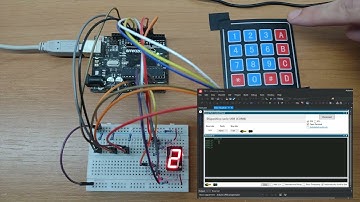 Teclado matricial con Atmega328p - Assembler