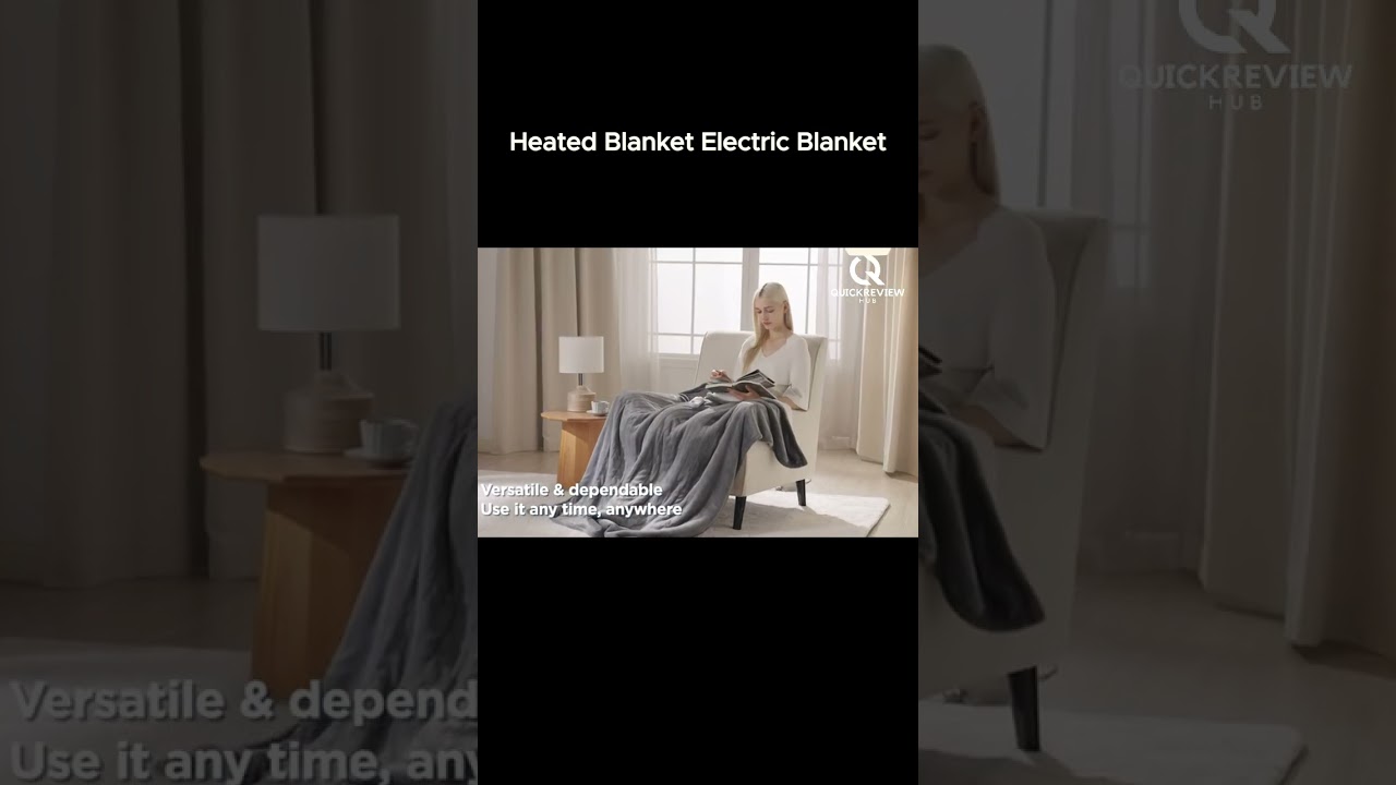Cozy Up with the Bedsure Heated Blanket: The Ultimate Winter Essential! ❄️🛏️