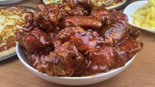 Honey BBQ Chicken Wings Recipe • BBQ Chicken Recipe • Fried Chicken Wings Recipe • Honey BBQ Wings