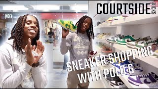 Polo G Goes Sneaker Shopping at Courtside Kicks