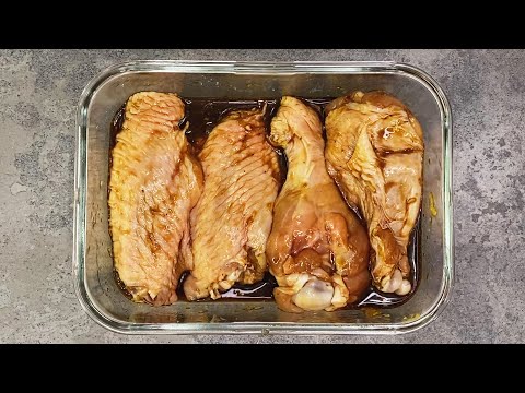 Крылья индейки в духовке. Вкуснее куриных крылышек!