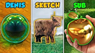 DENIS vs SKETCH vs SUB - REALISTIC MINECRAFT! (The Pals)