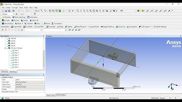 ANSYS Tutorial: How to use Slice Command to Split Bodies using Design Modeler.