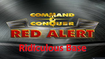 Command and Conquer Red Alert Remastered FFA (I have never seen a Base like this)